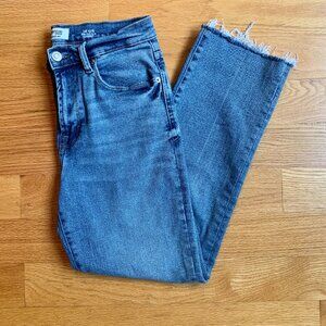 Kensie Jeans Vintage Lux The Allie High Rise Slim Straight Light/Medium Wash